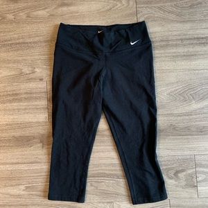 Cropped cotton Nike leggings